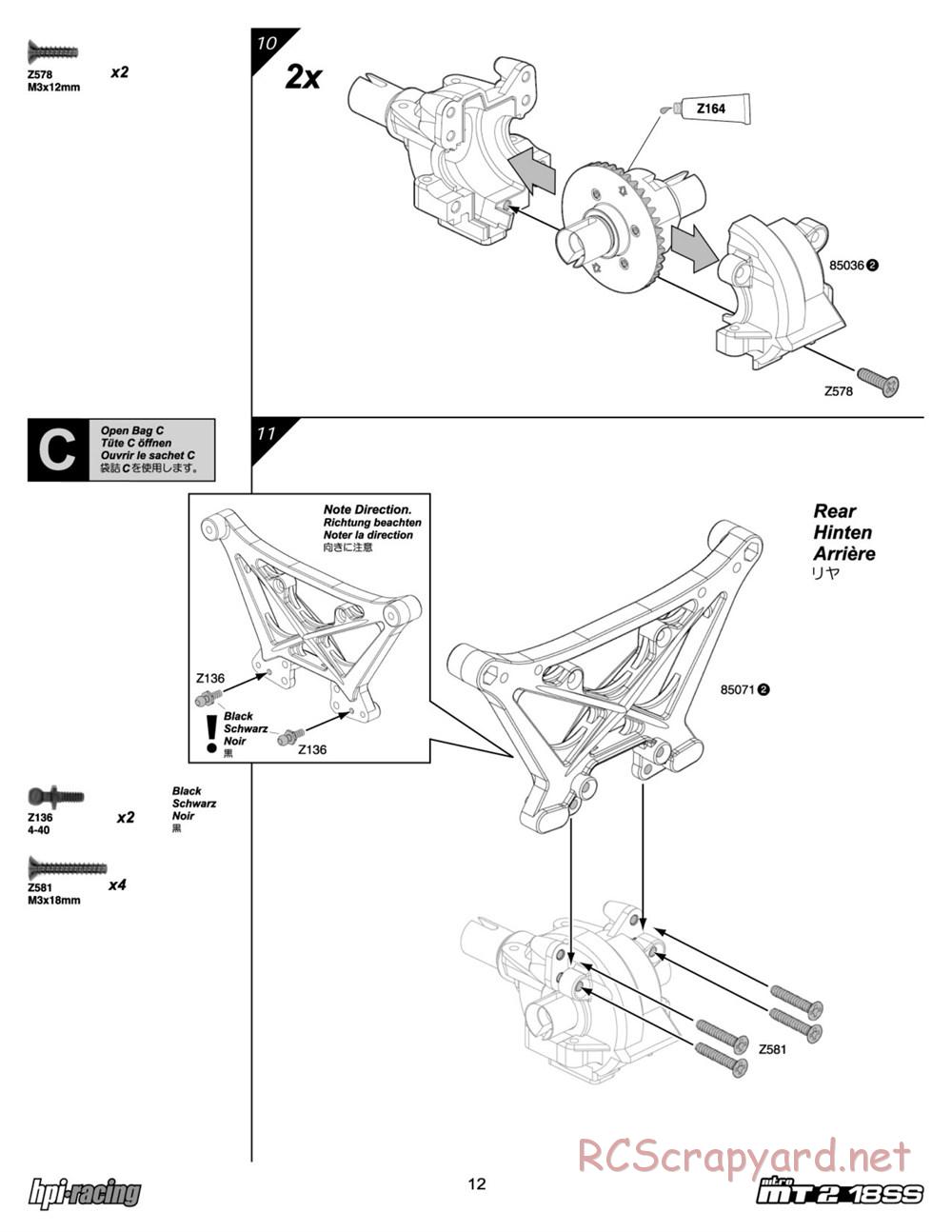 HPI - Nitro MT2 18SS - Manual - Page 12