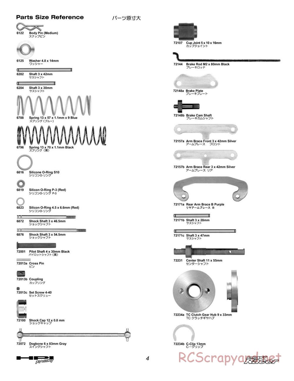 HPI - Nitro MT Racer - Manual - Page 4