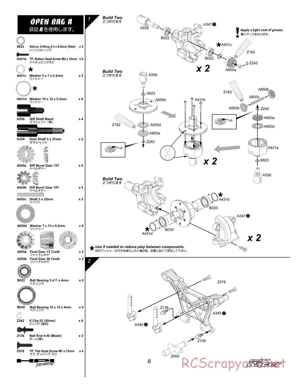 HPI - Nitro MT Racer - Manual - Page 8