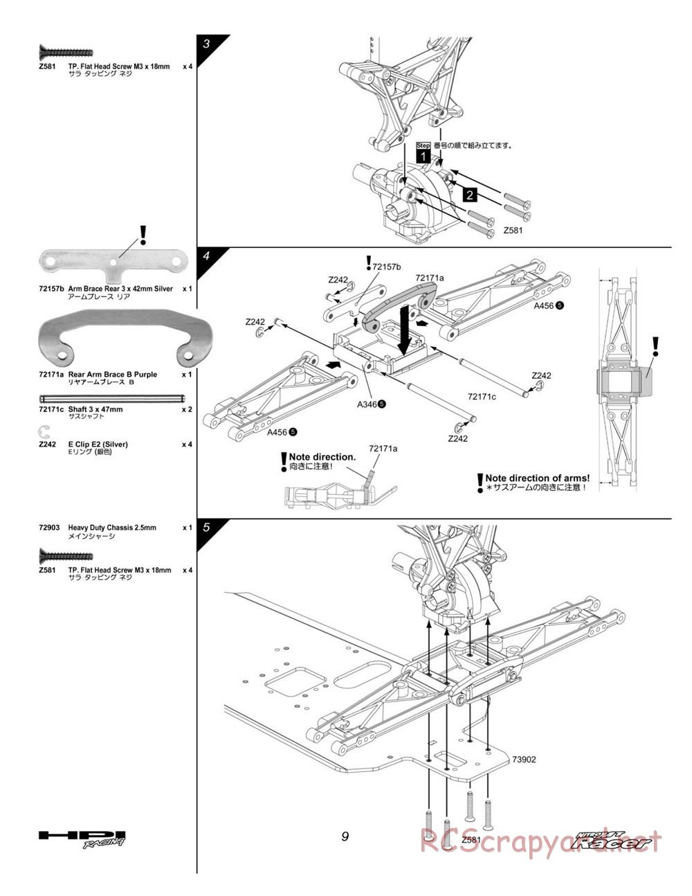 HPI - Nitro MT Racer - Manual - Page 9