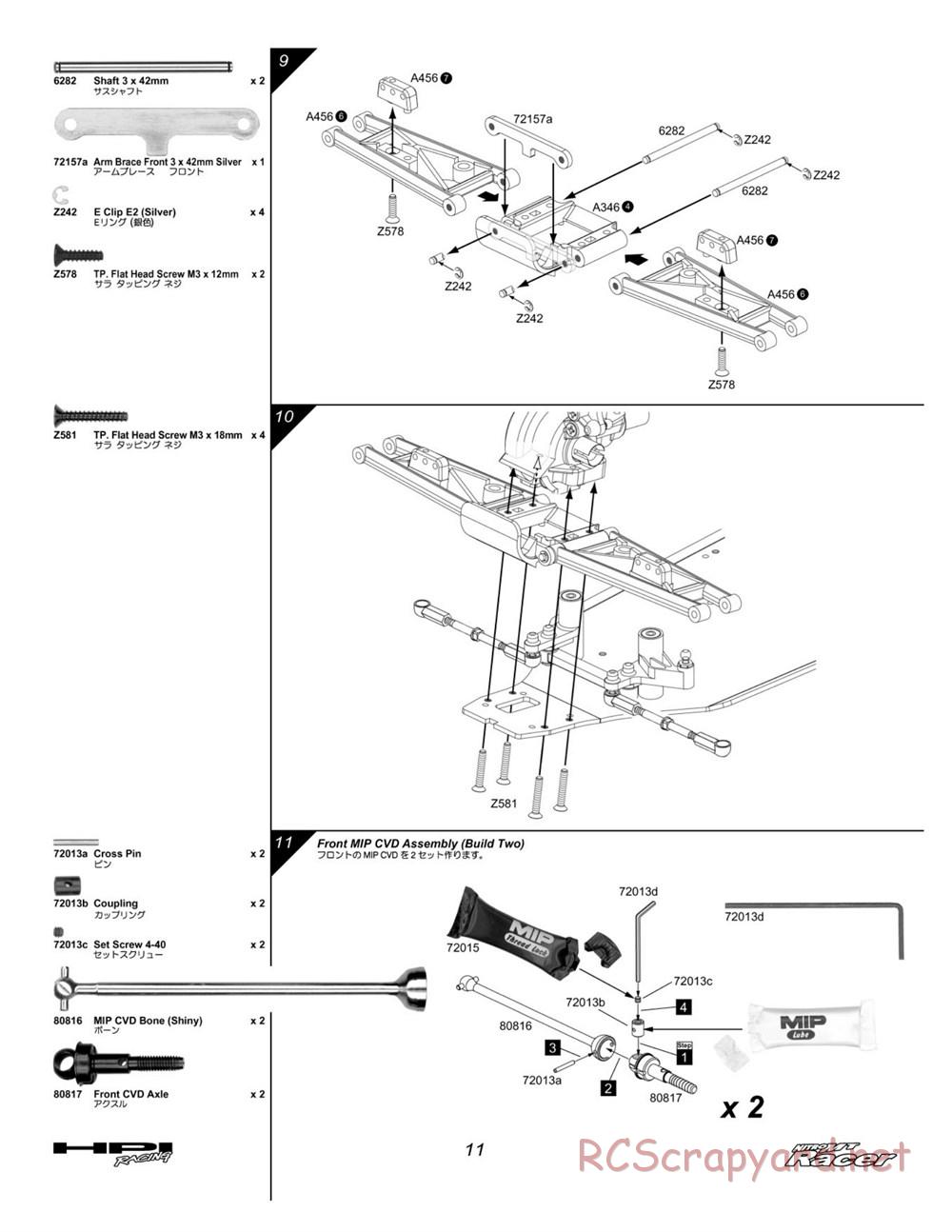 HPI - Nitro MT Racer - Manual - Page 11