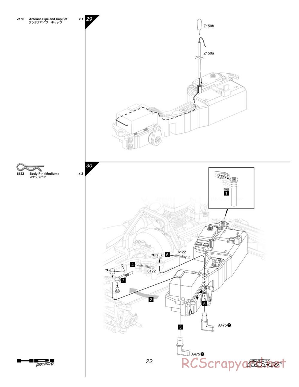 HPI - Nitro MT Racer - Manual - Page 22