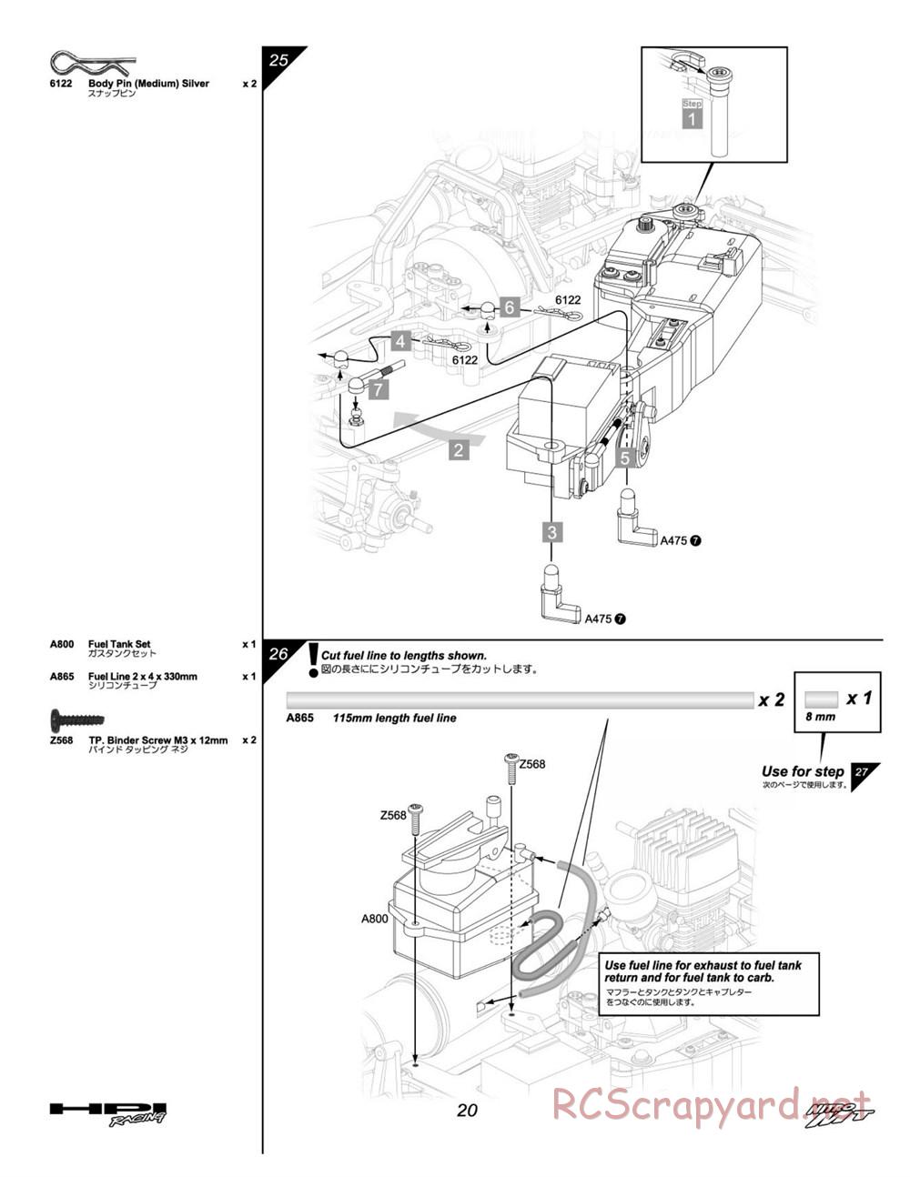 HPI - Nitro MT - Manual - Page 20