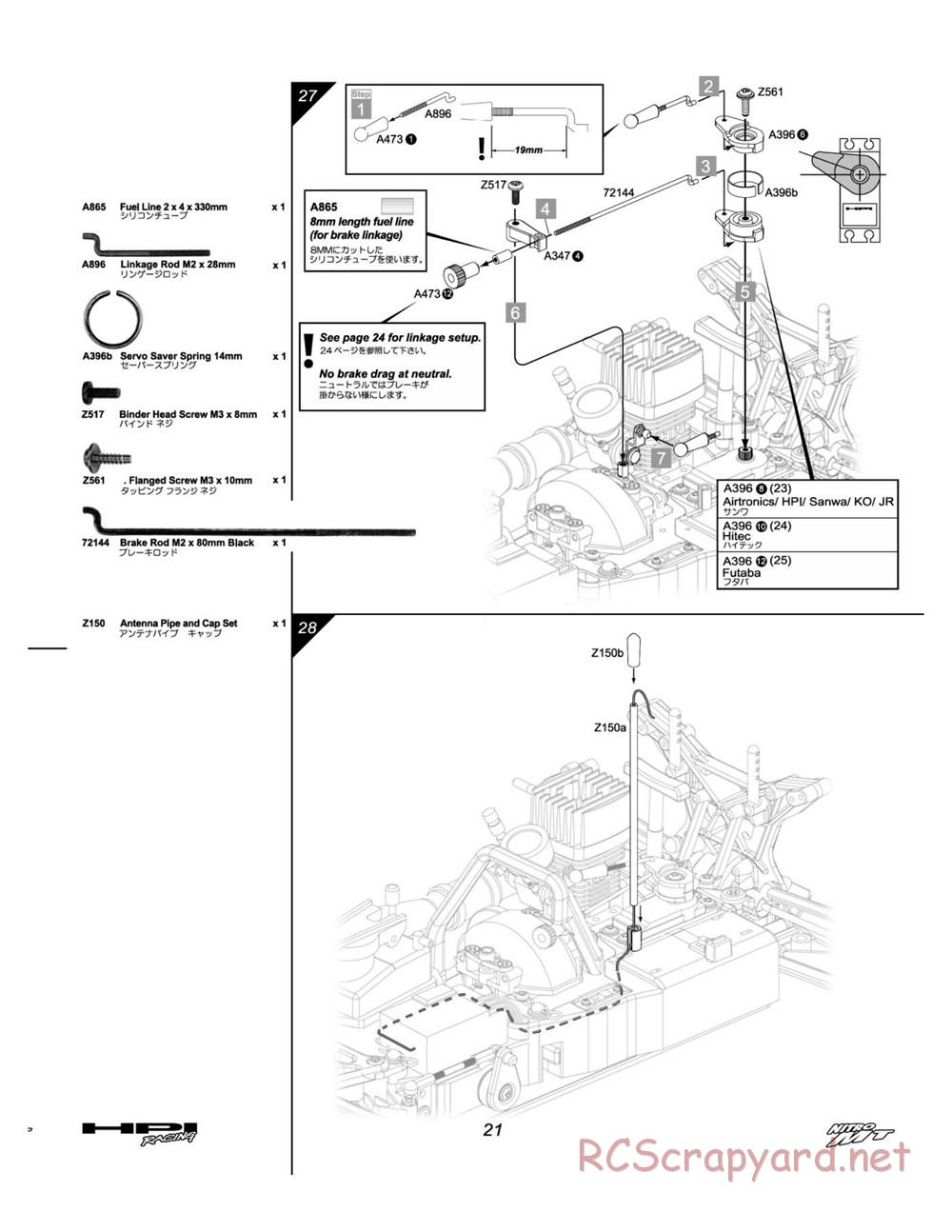 HPI - Nitro MT - Manual - Page 21