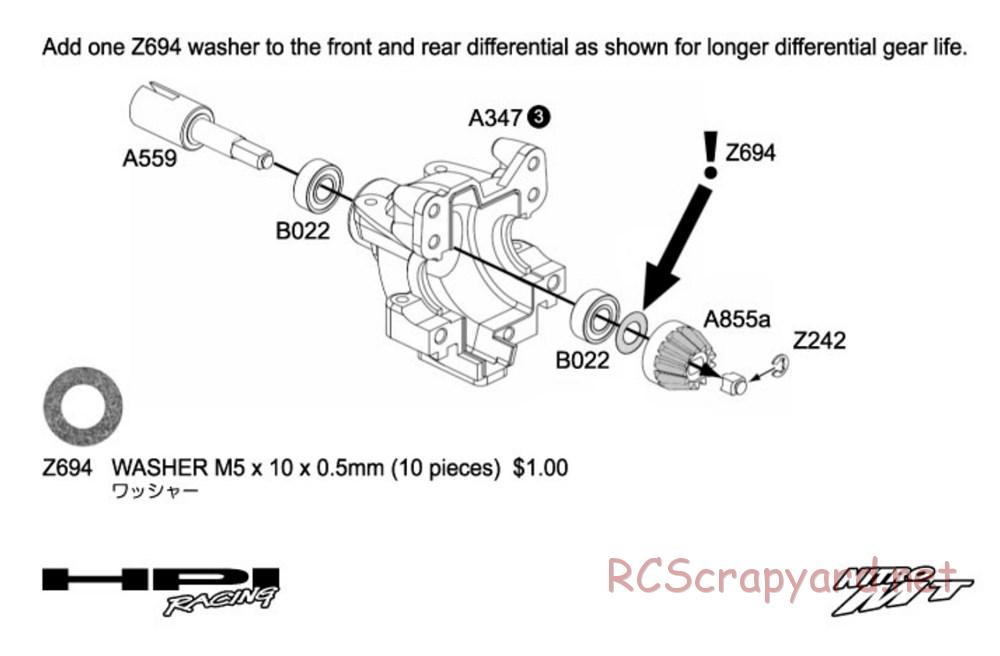 HPI - Nitro MT - Exploded View - Page 31