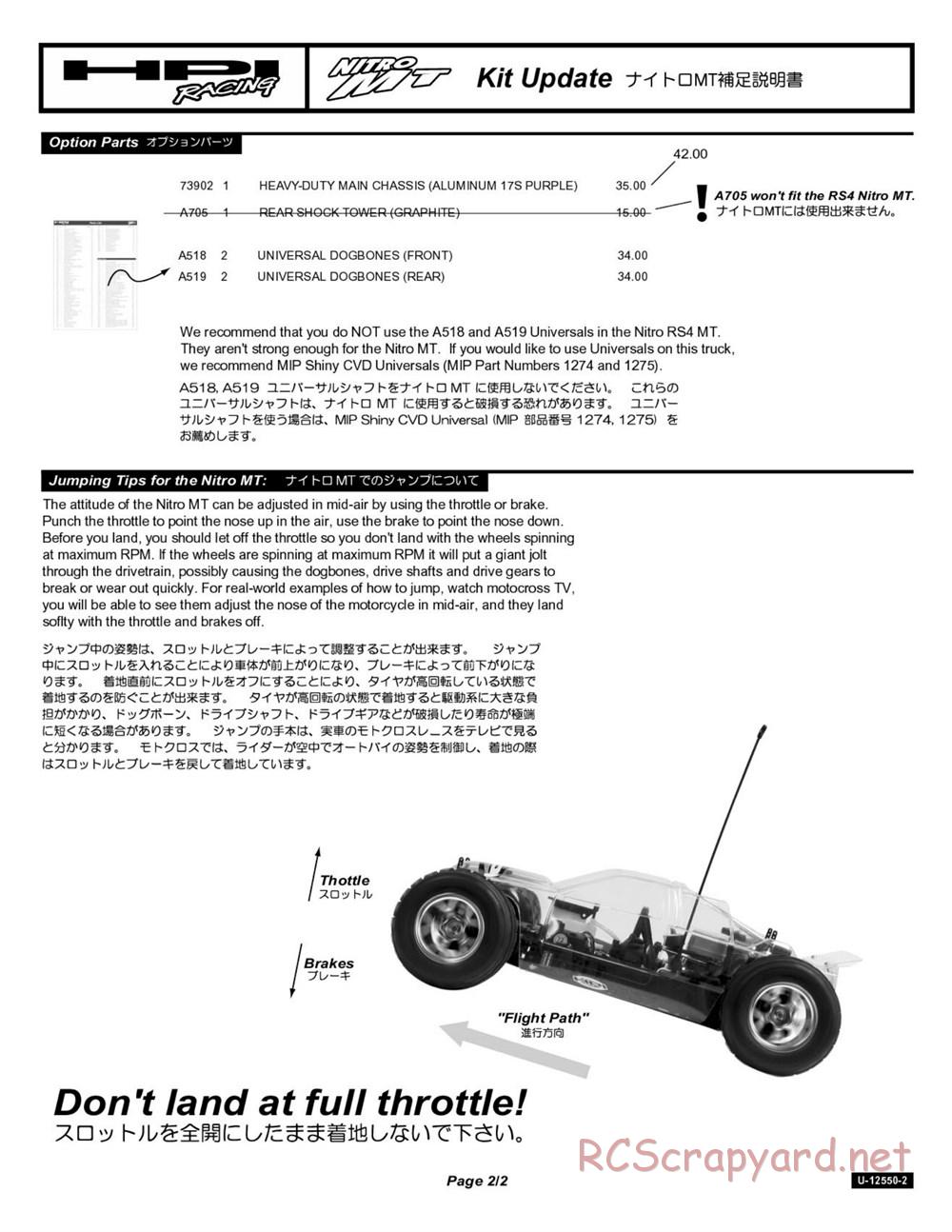 HPI - Nitro MT - Manual - Page 35