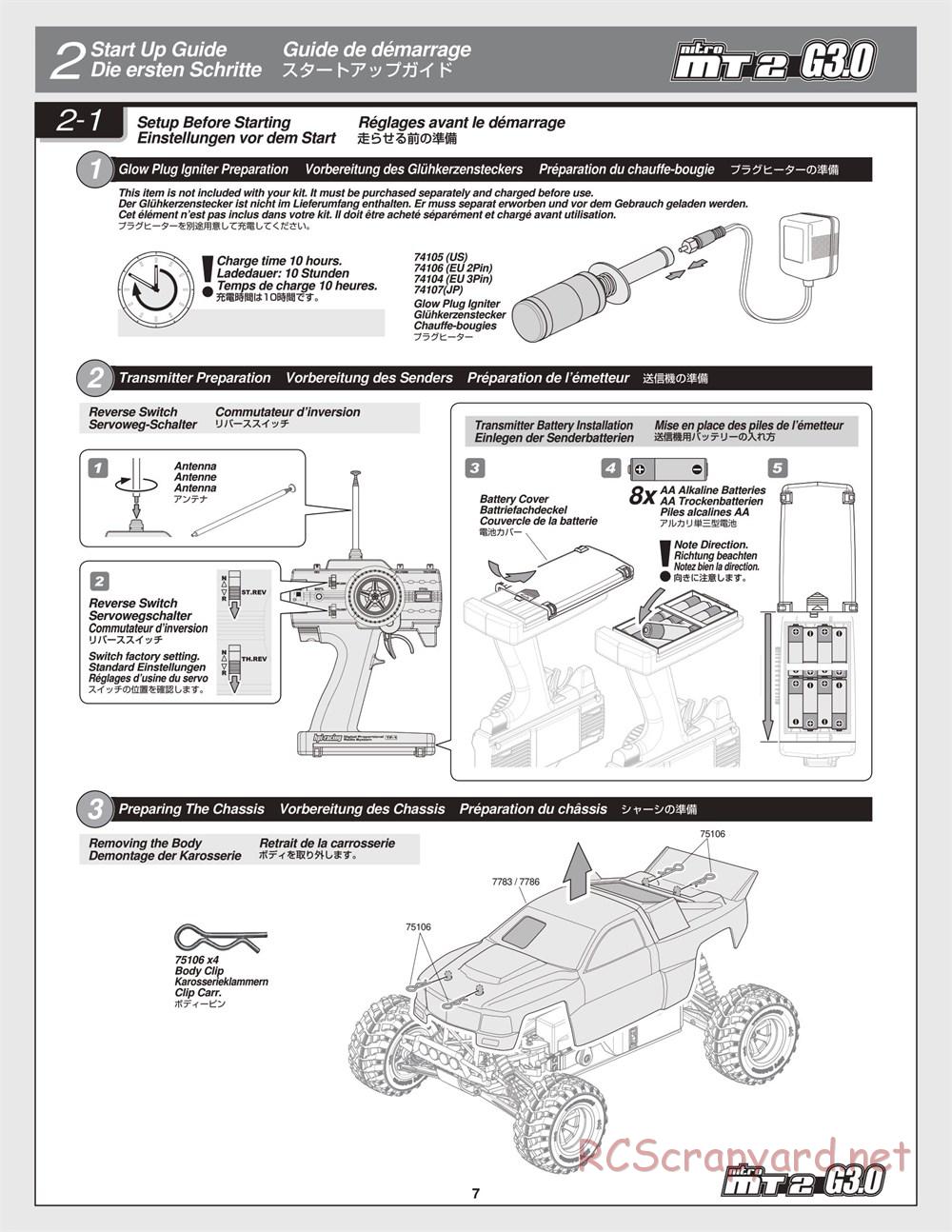 HPI - Nitro MT2 G3.0 - Manual - Page 7