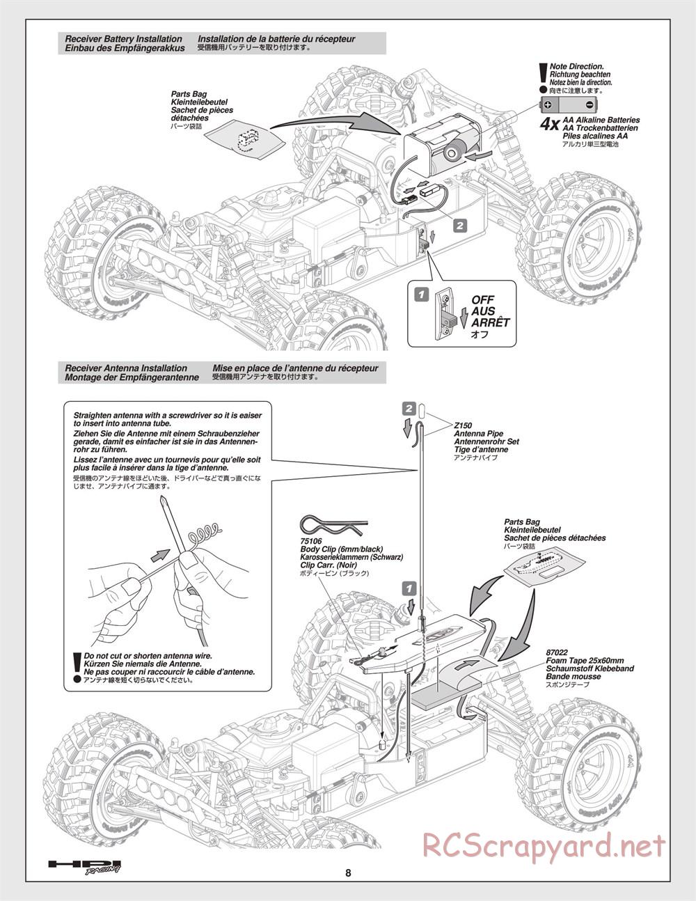 HPI - Nitro MT2 G3.0 - Manual - Page 8