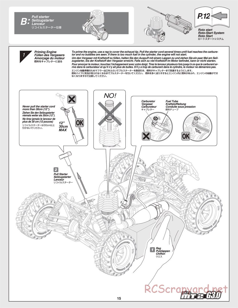 HPI - Nitro MT2 G3.0 - Manual - Page 15