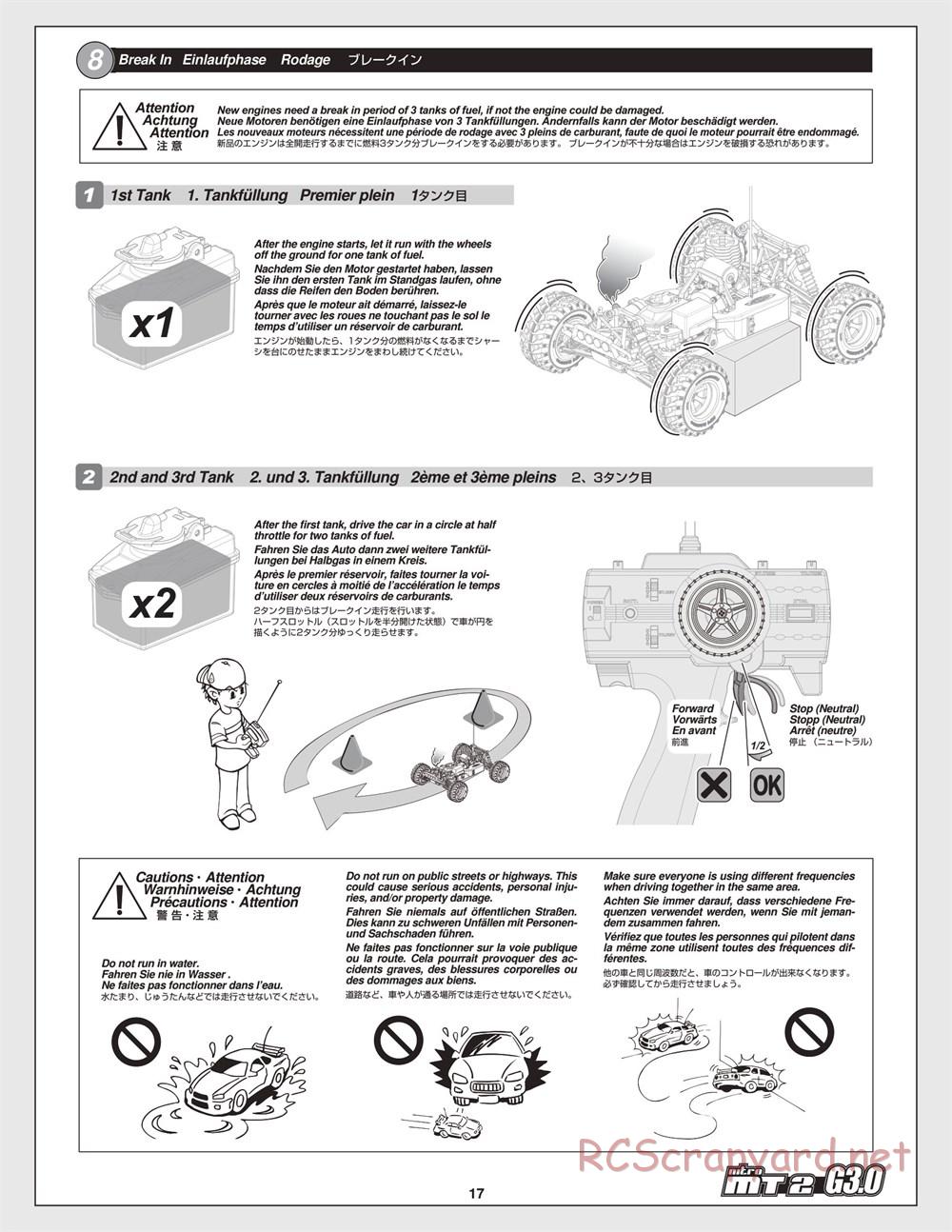 HPI - Nitro MT2 G3.0 - Manual - Page 17