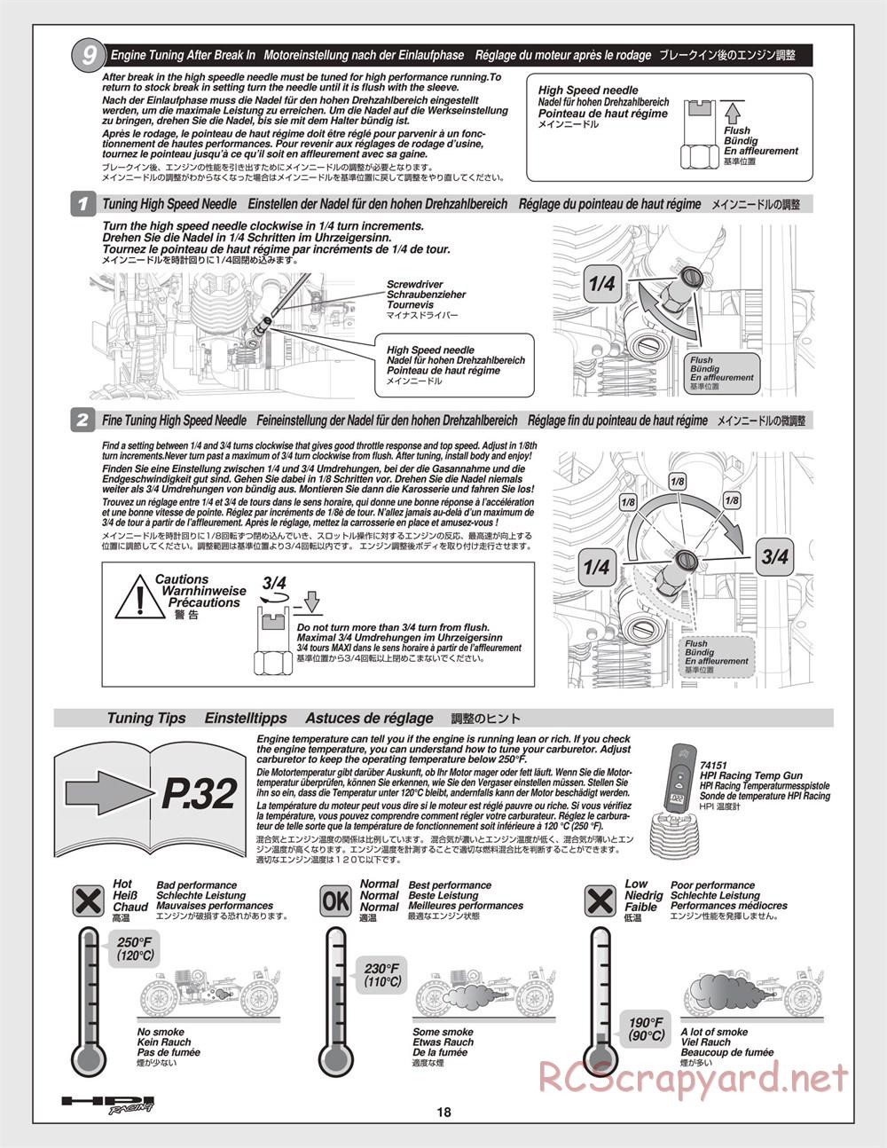 HPI - Nitro MT2 G3.0 - Manual - Page 18