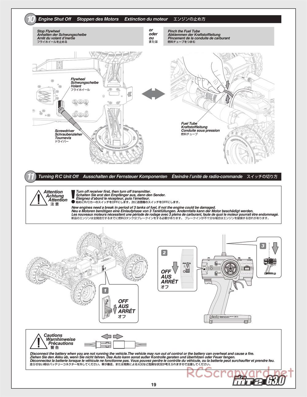 HPI - Nitro MT2 G3.0 - Manual - Page 19