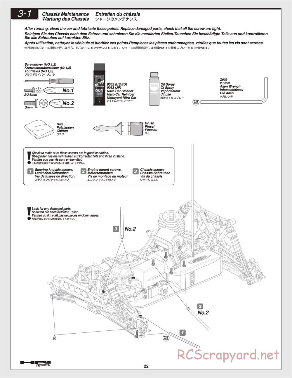 HPI - Nitro MT2 G3.0 - Manual - Page 22