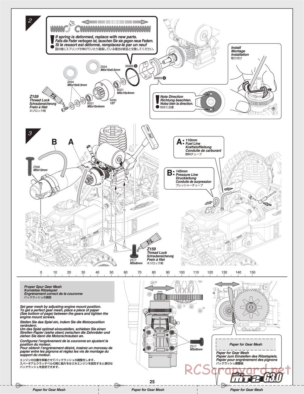 HPI - Nitro MT2 G3.0 - Manual - Page 25