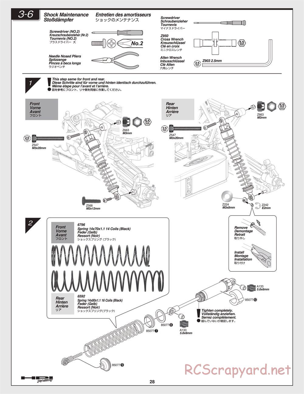 HPI - Nitro MT2 G3.0 - Manual - Page 28