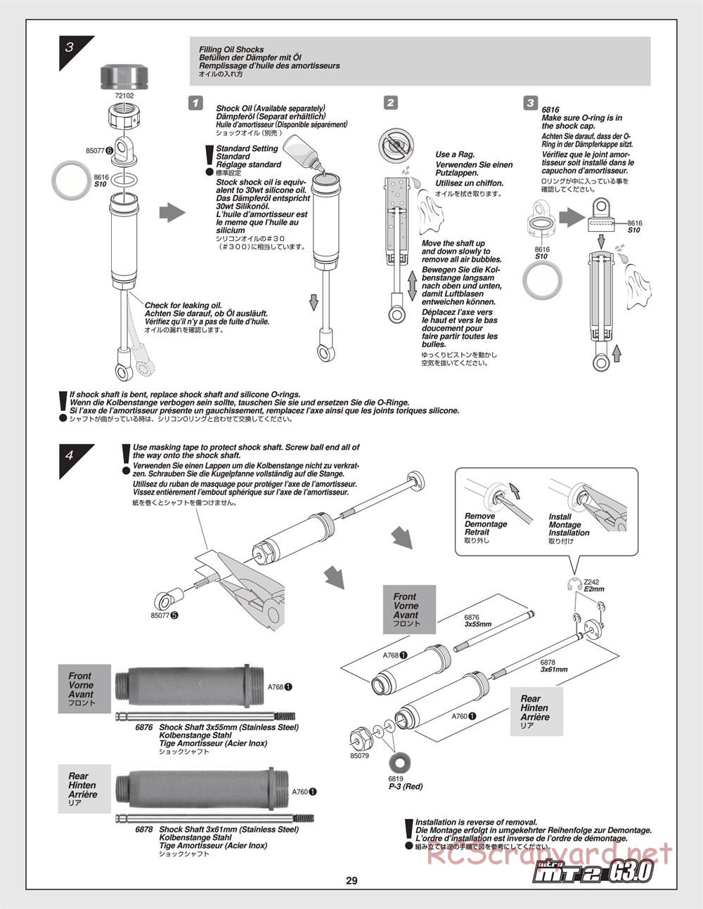 HPI - Nitro MT2 G3.0 - Manual - Page 29
