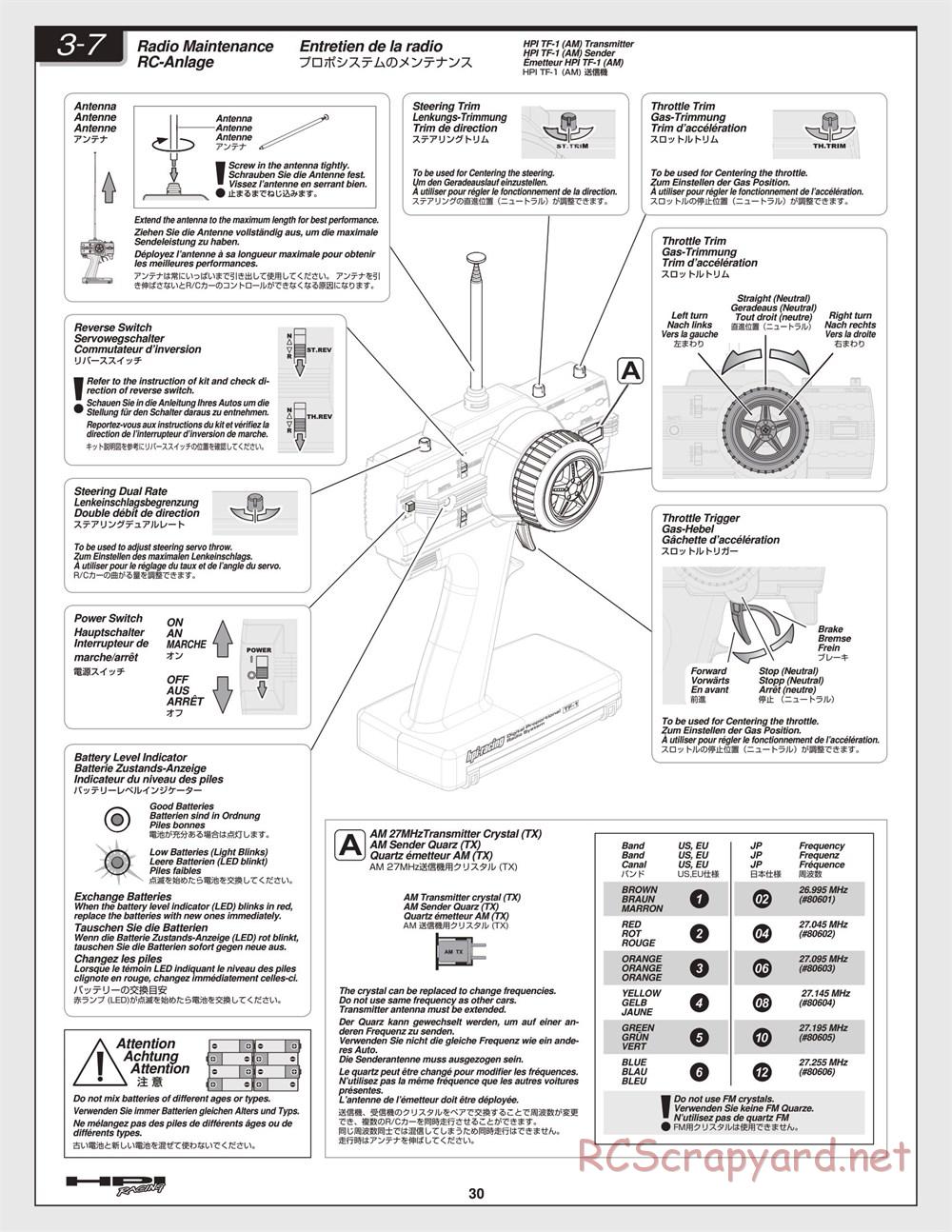 HPI - Nitro MT2 G3.0 - Manual - Page 30