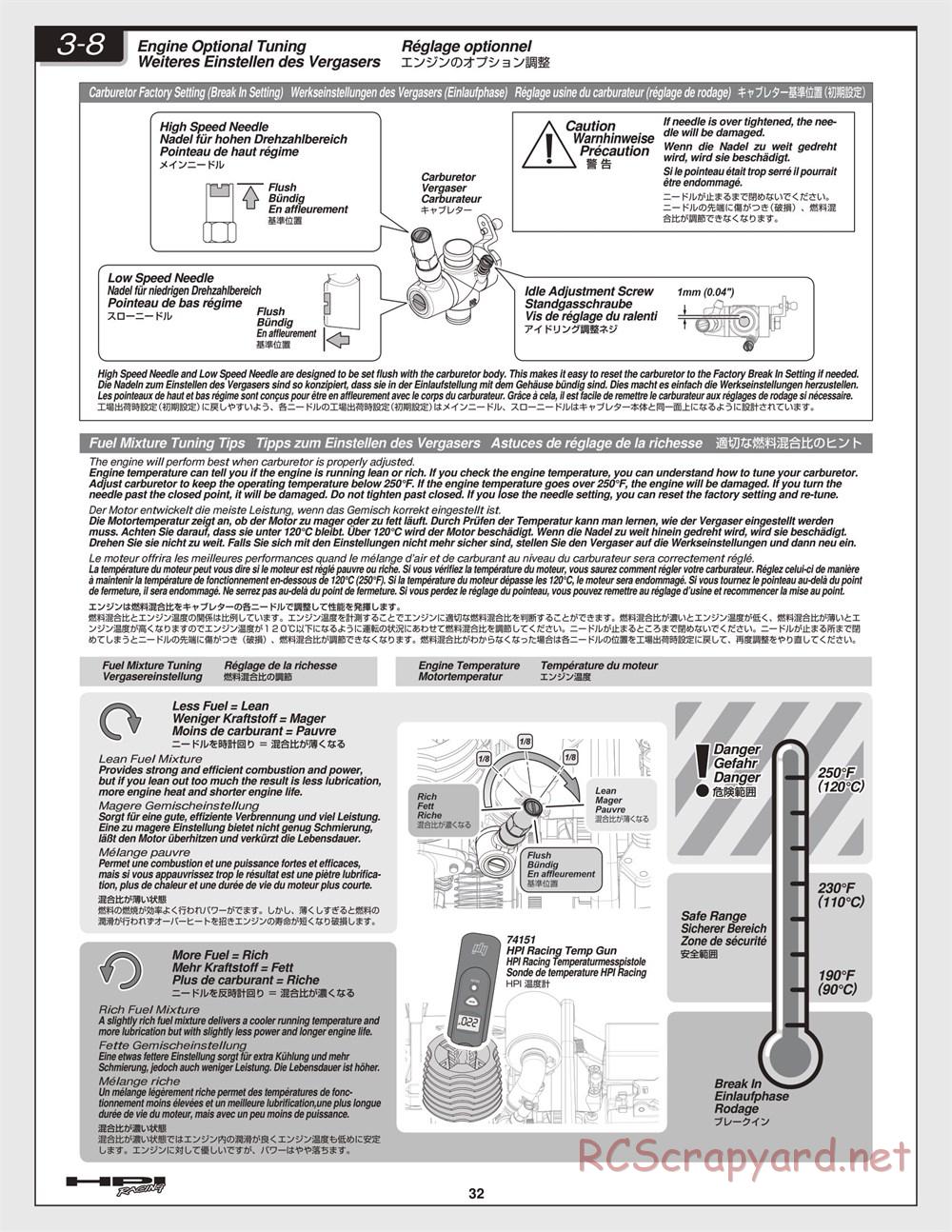 HPI - Nitro MT2 G3.0 - Manual - Page 32