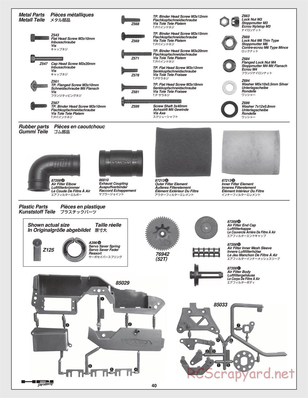 HPI - Nitro MT2 G3.0 - Manual - Page 40