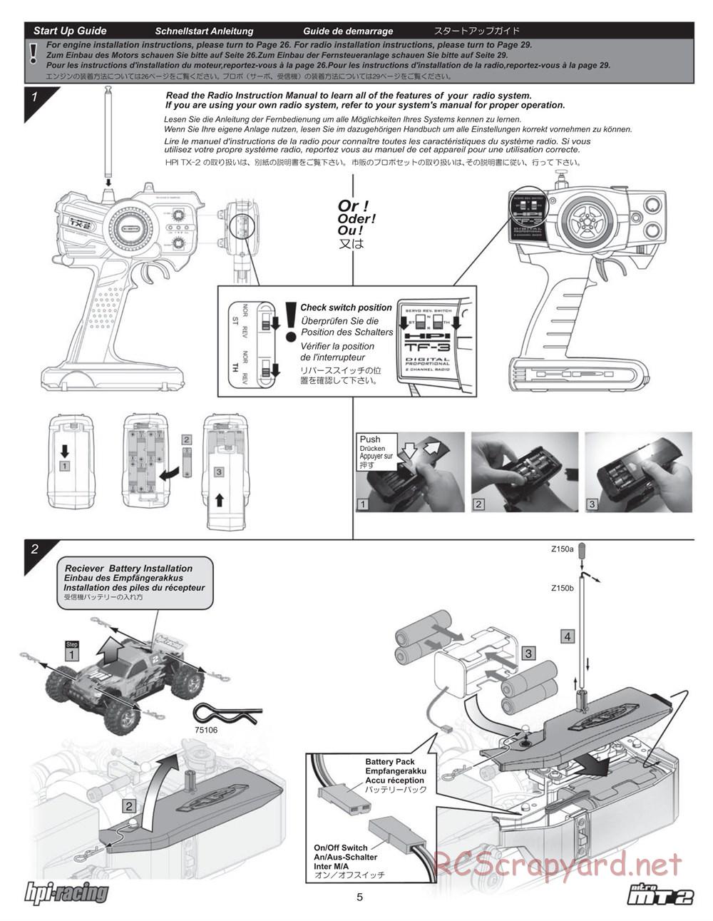 HPI - Nitro MT2 - Manual - Page 5