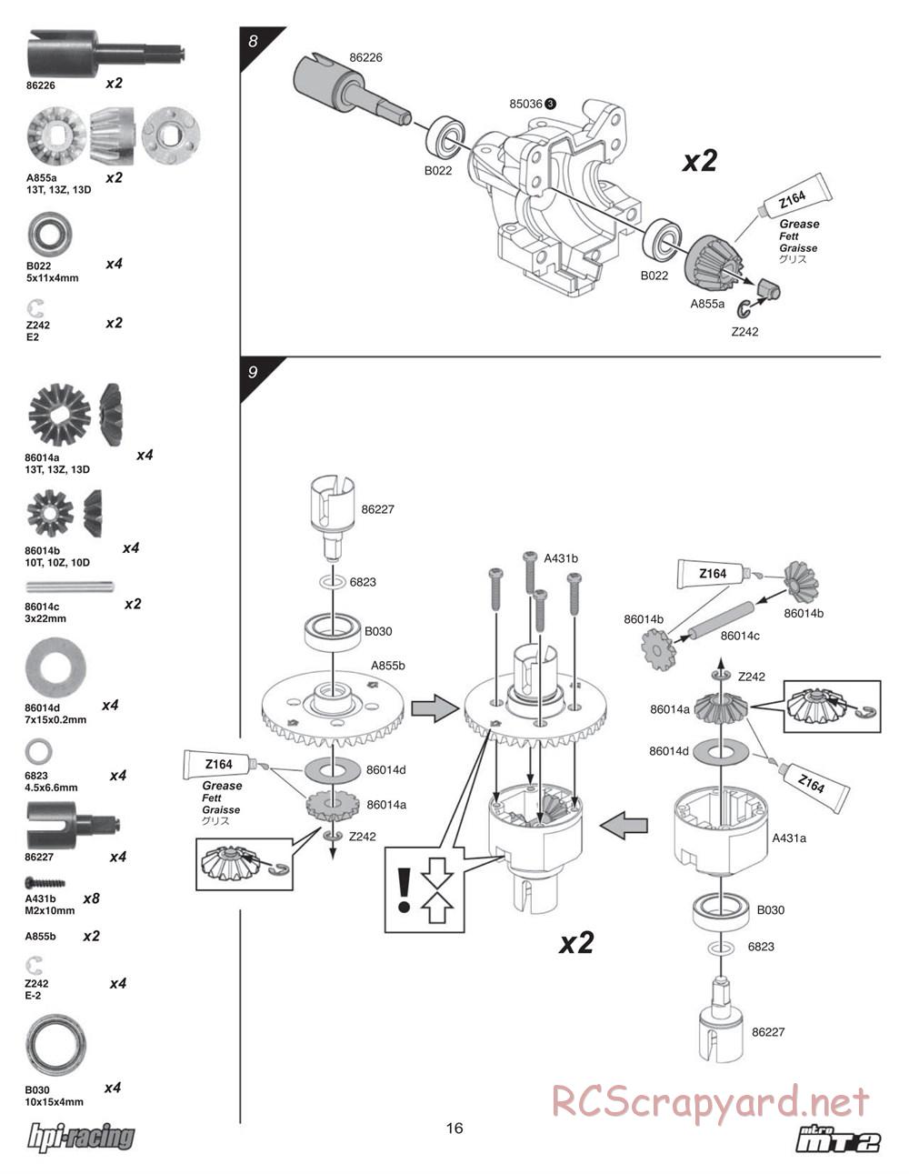 HPI - Nitro MT2 - Manual - Page 16