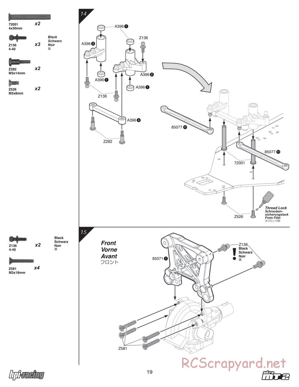 HPI - Nitro MT2 - Manual - Page 19