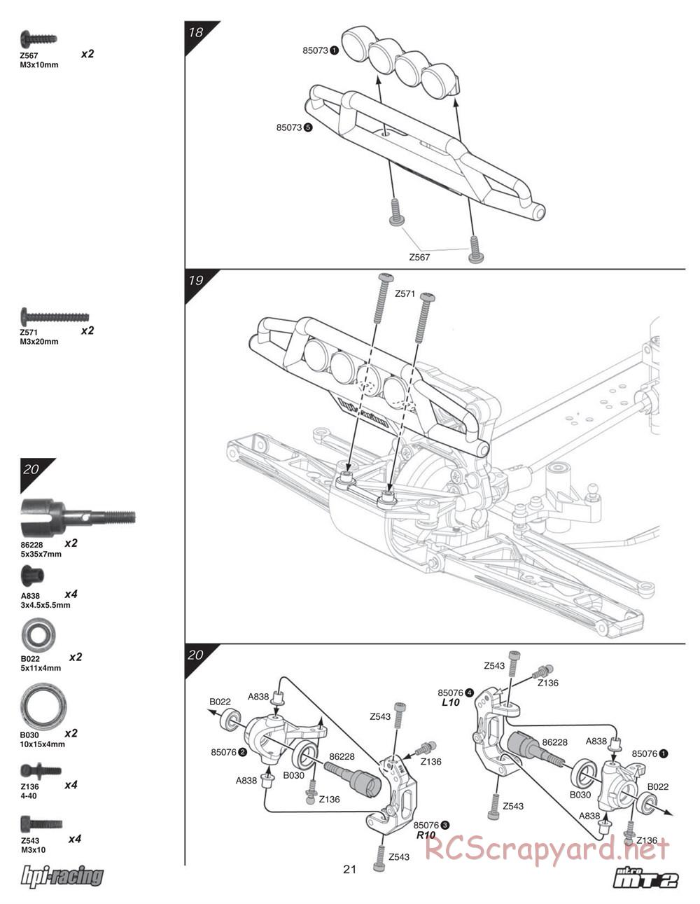 HPI - Nitro MT2 - Manual - Page 21