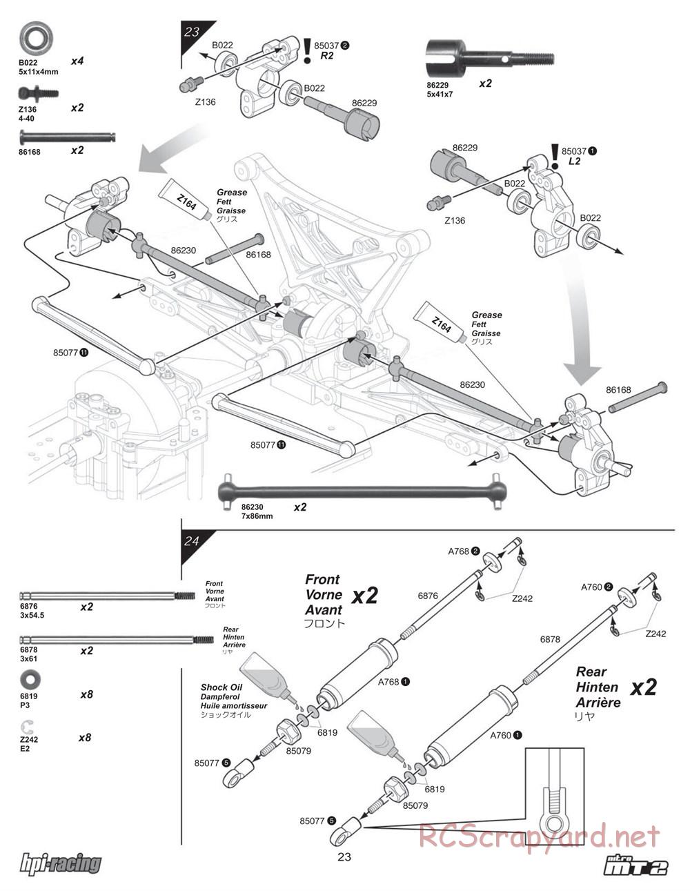 HPI - Nitro MT2 - Manual - Page 23