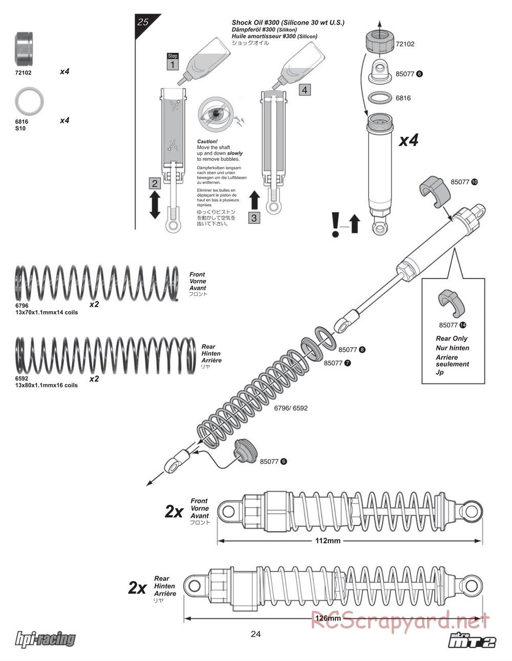 HPI - Nitro MT2 - Manual - Page 24