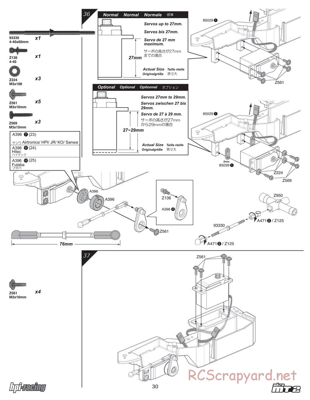 HPI - Nitro MT2 - Manual - Page 30