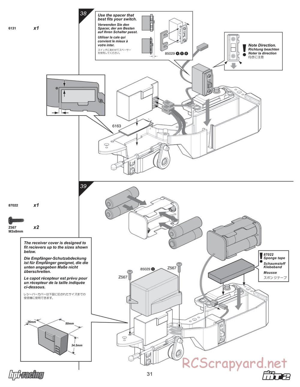 HPI - Nitro MT2 - Manual - Page 31