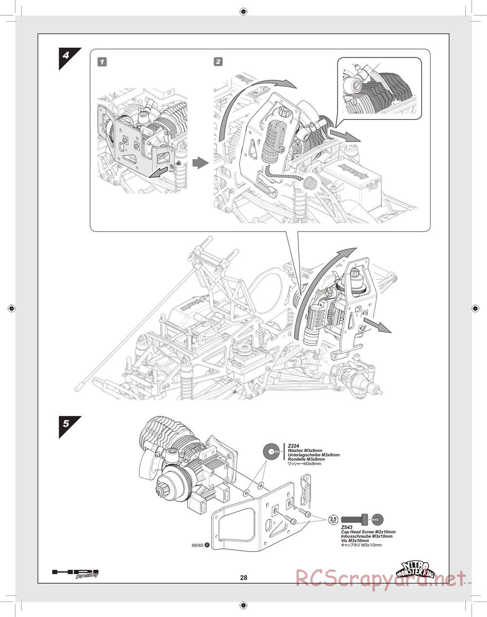 HPI - Nitro Monster King - Manual - Page 28