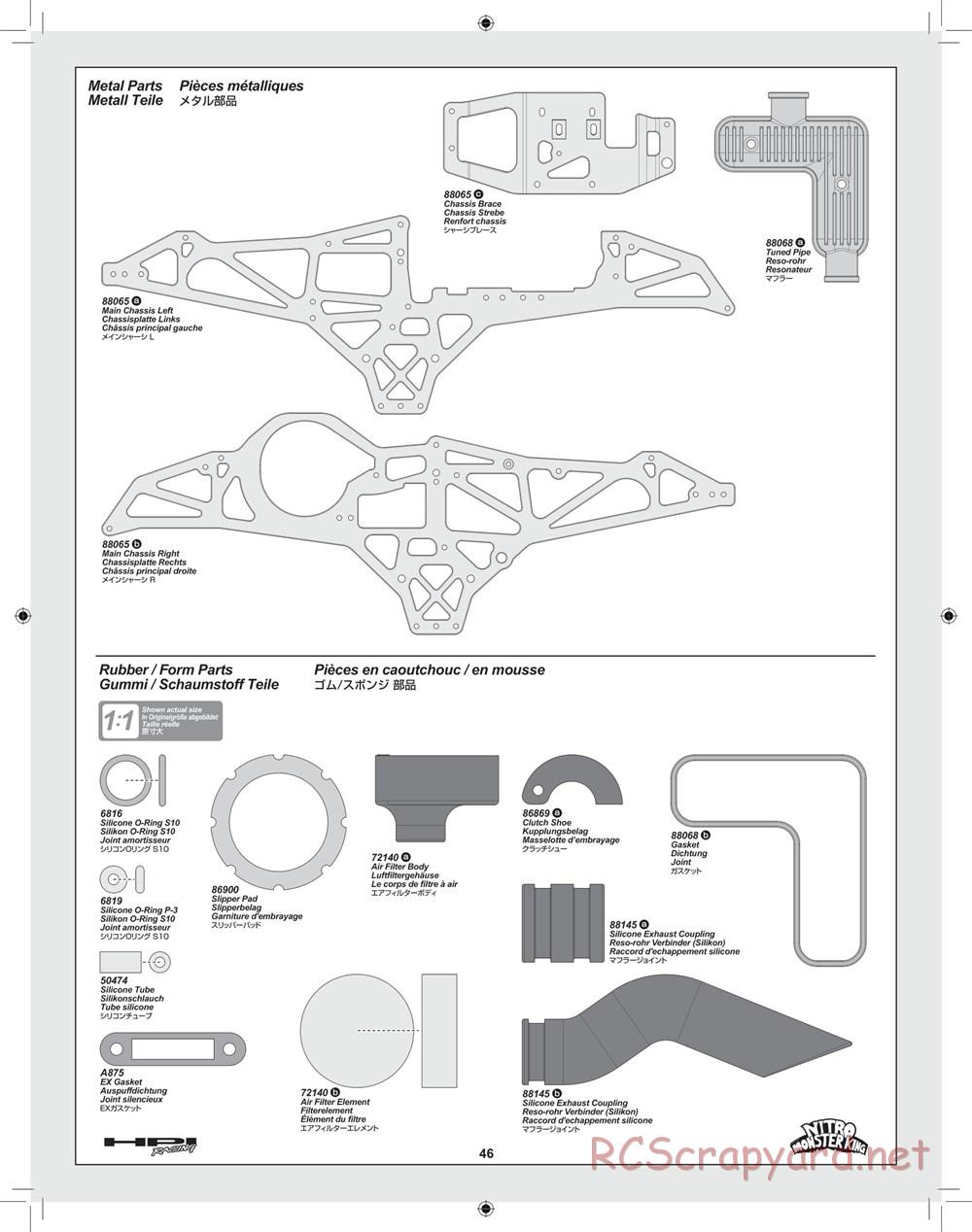 HPI - Nitro Monster King - Manual - Page 46