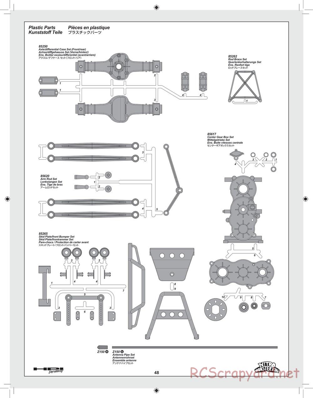 HPI - Nitro Monster King - Manual - Page 48