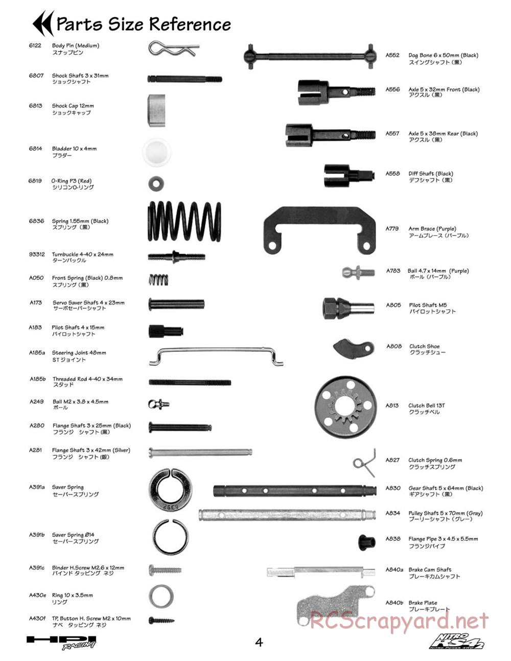 HPI - Nitro RS4-2 - Manual - Page 4