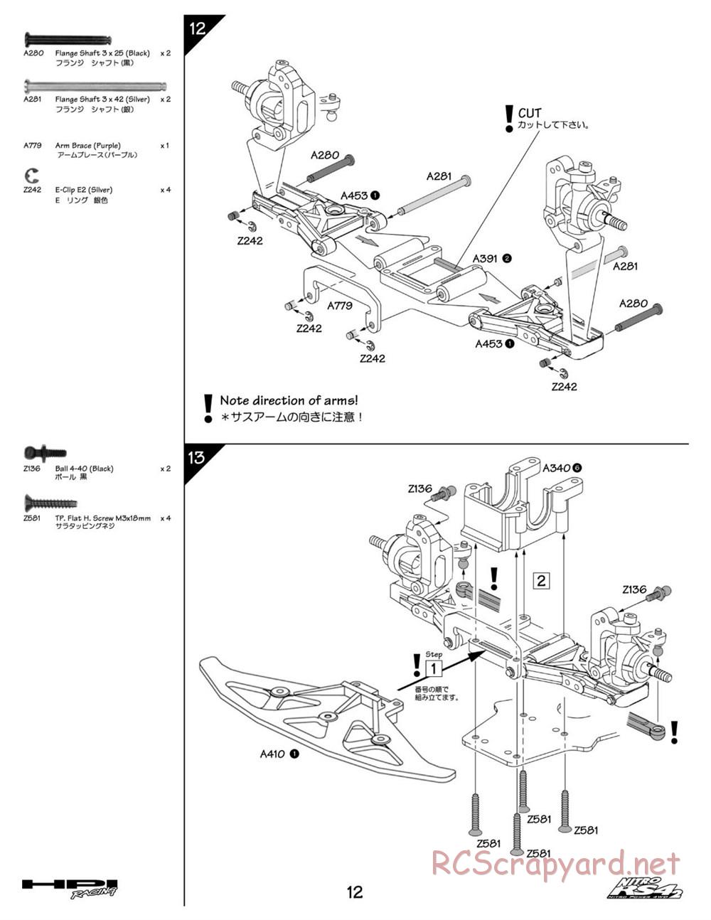 HPI - Nitro RS4-2 - Manual - Page 12
