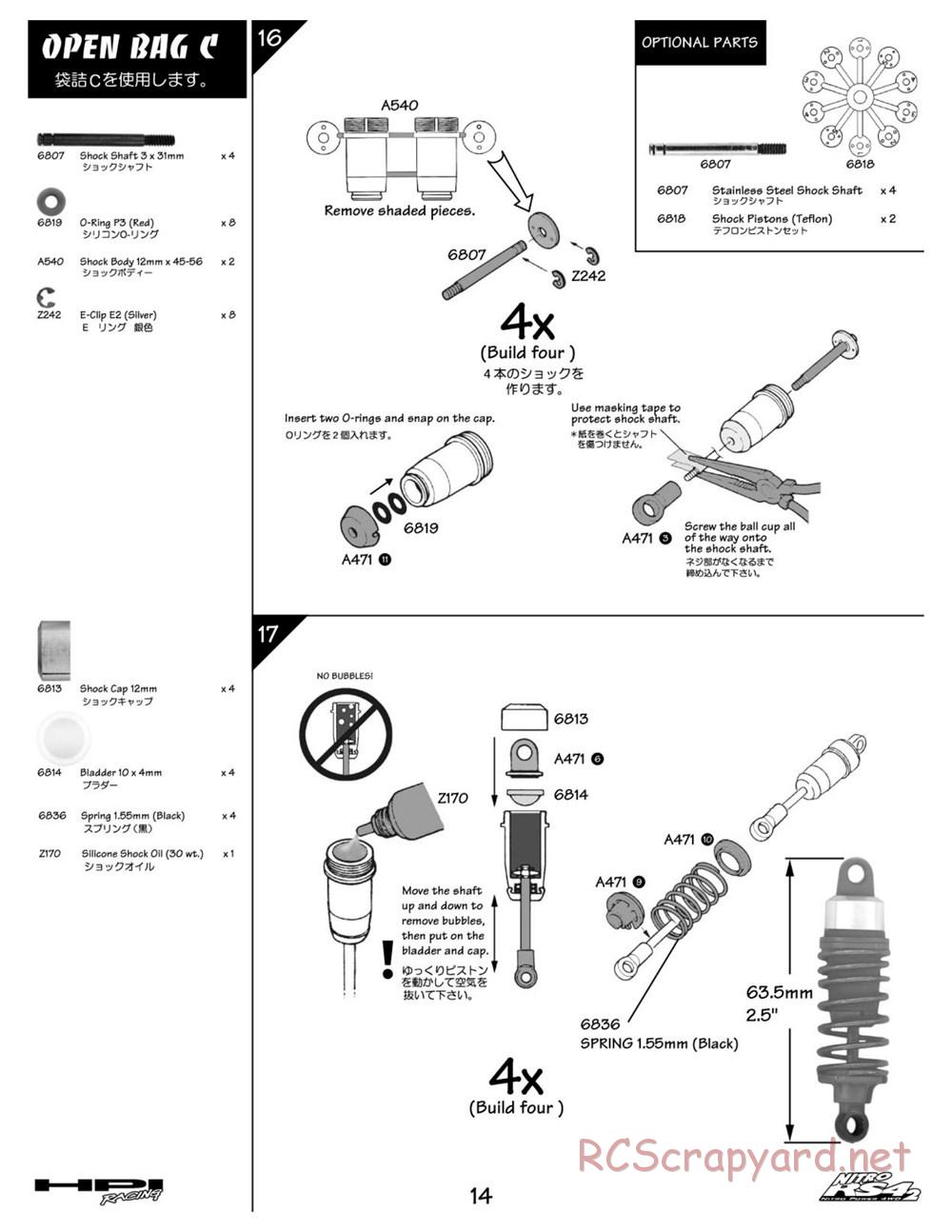 HPI - Nitro RS4-2 - Manual - Page 14