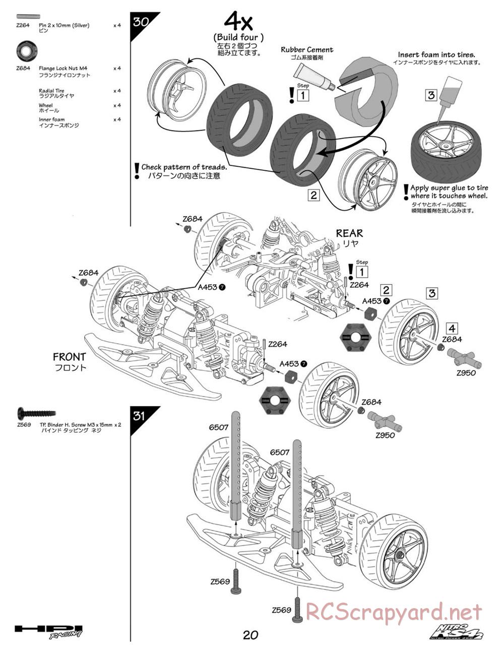 HPI - Nitro RS4-2 - Manual - Page 20