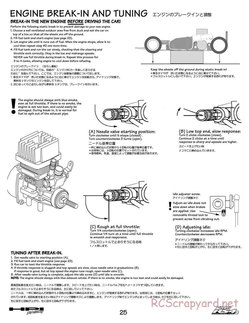 HPI - Nitro RS4-2 - Manual - Page 25