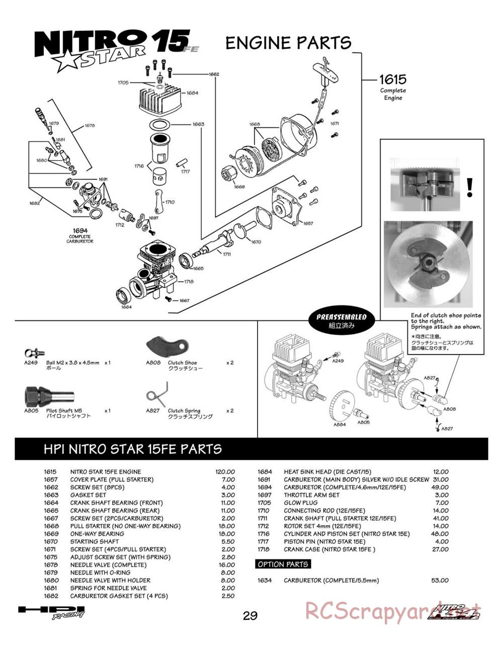 HPI - Nitro RS4-2 - Manual - Page 29