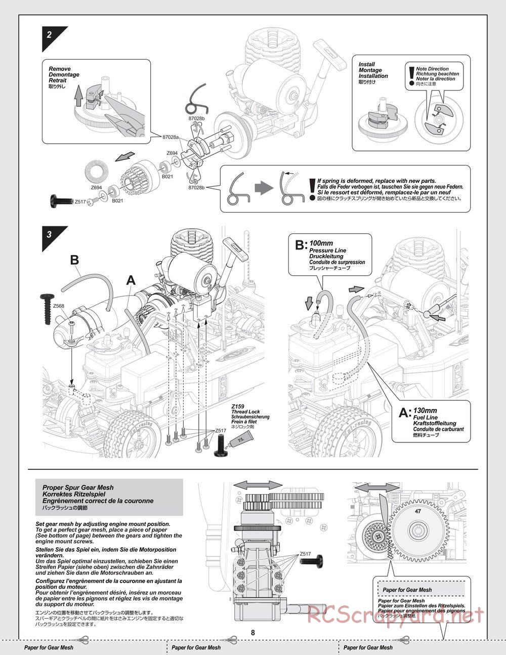 HPI - Nitro RS4 3 18SS+ - Update - Page 8