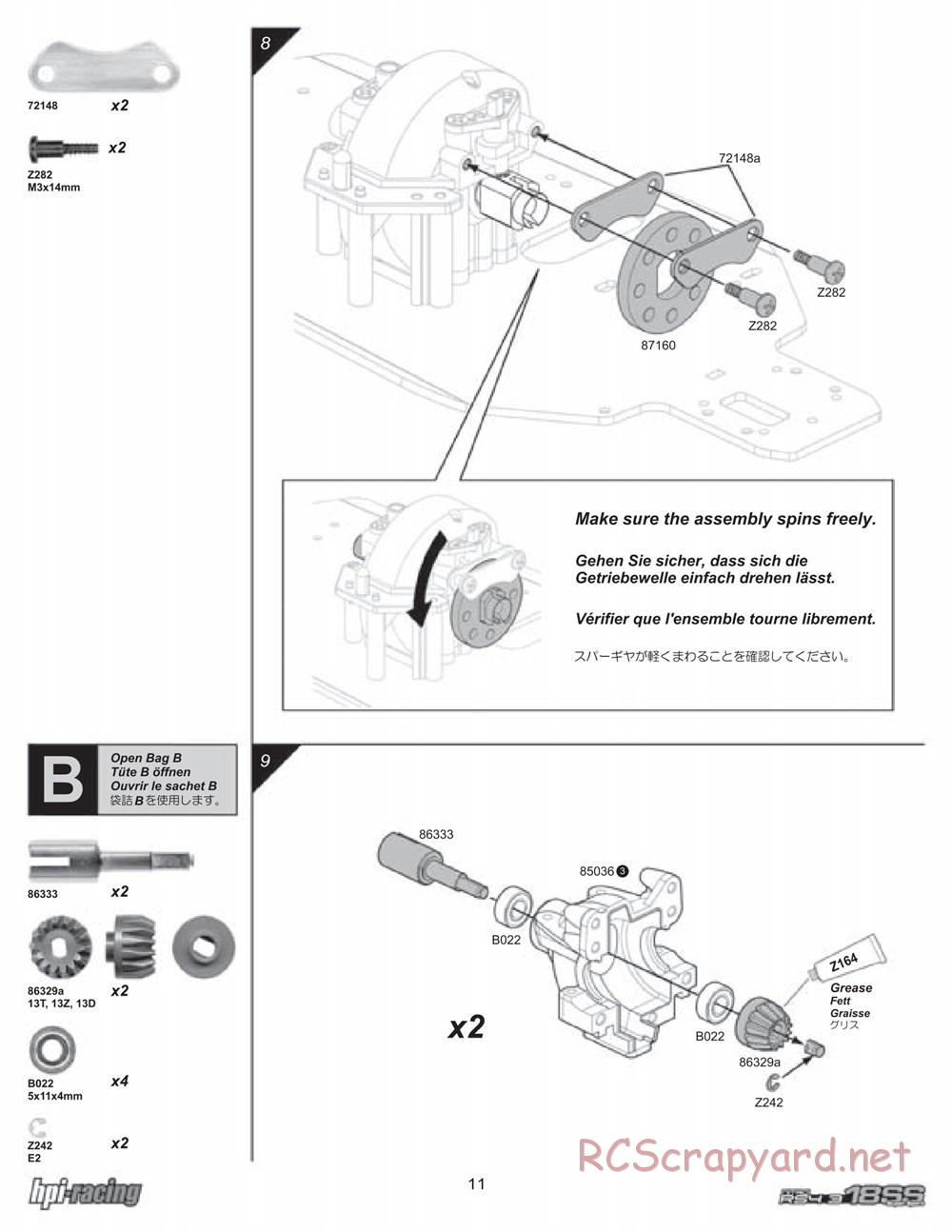 HPI - Nitro RS4 3 18SS - Manual - Page 11