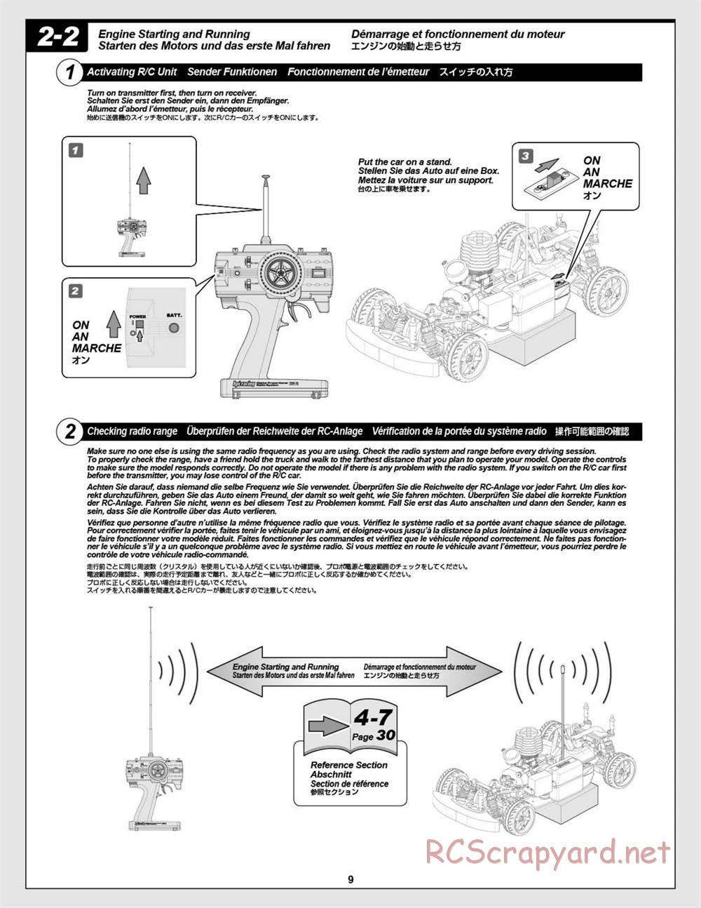 HPI - Nitro RS4 3 Drift - Manual - Page 9