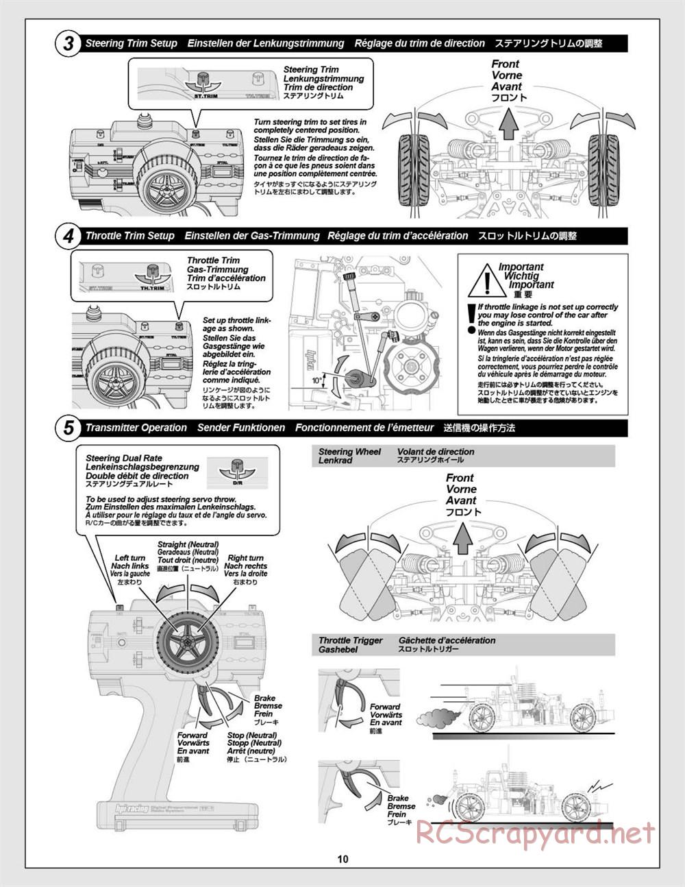 HPI - Nitro RS4 3 Drift - Manual - Page 10