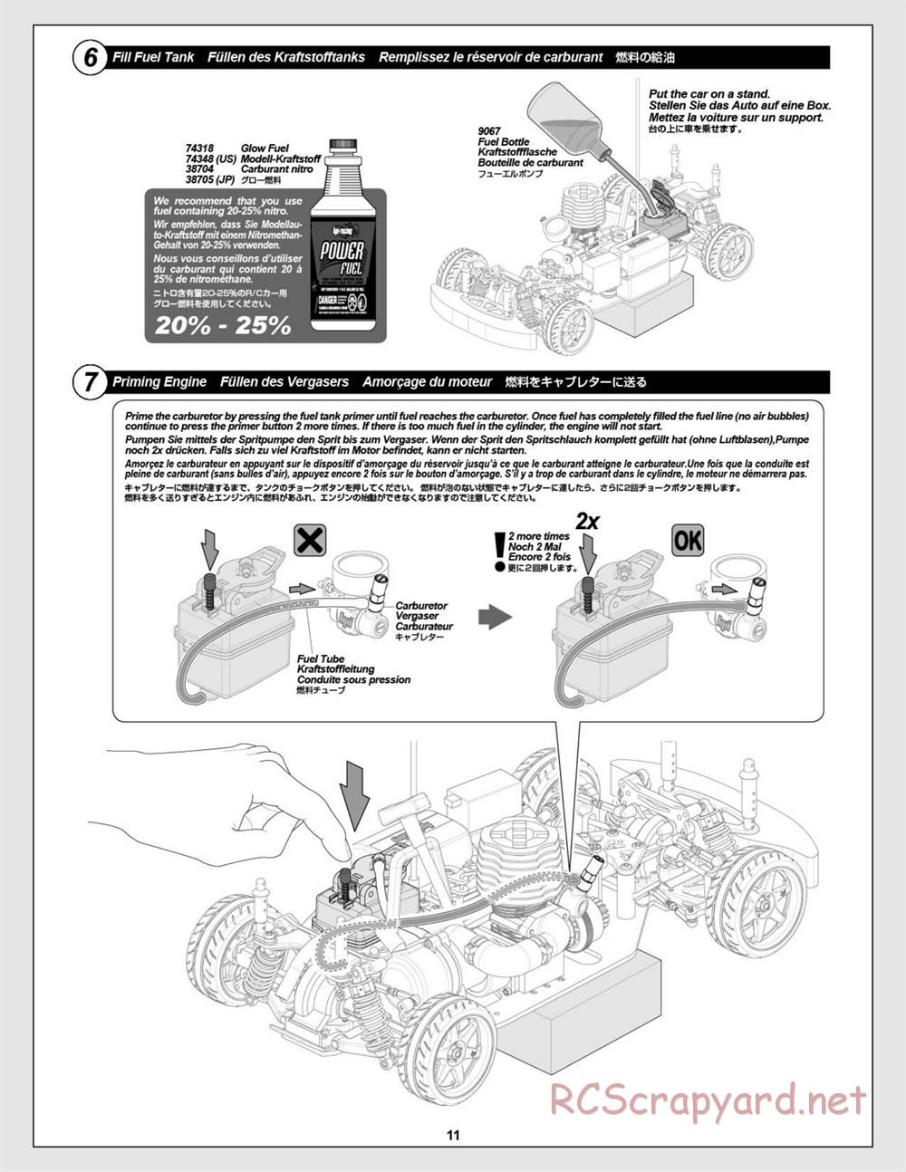 HPI - Nitro RS4 3 Drift - Manual - Page 11