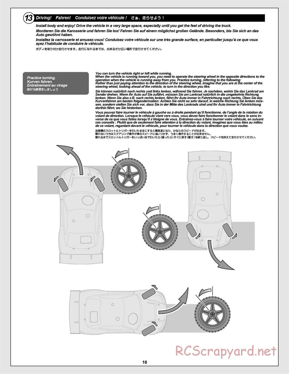 HPI - Nitro RS4 3 Drift - Manual - Page 16