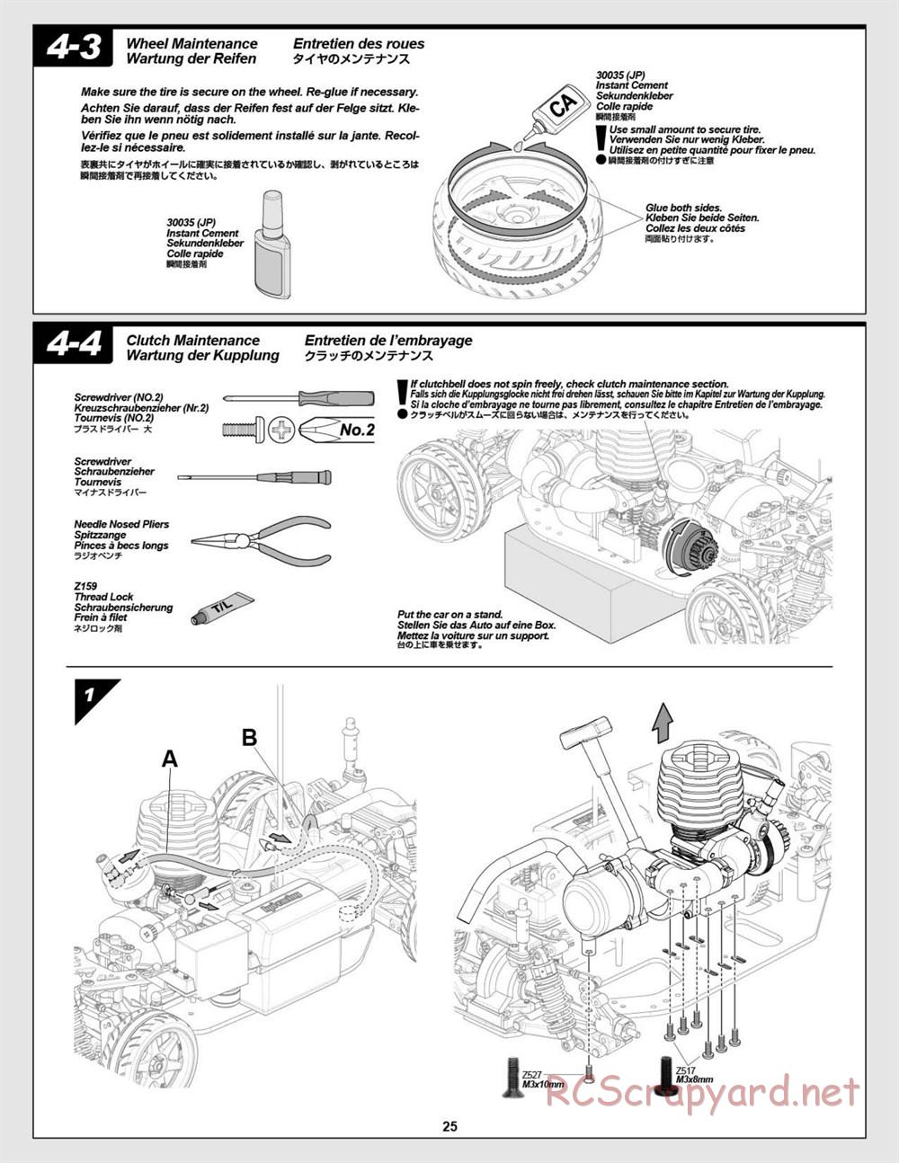 HPI - Nitro RS4 3 Drift - Manual - Page 25