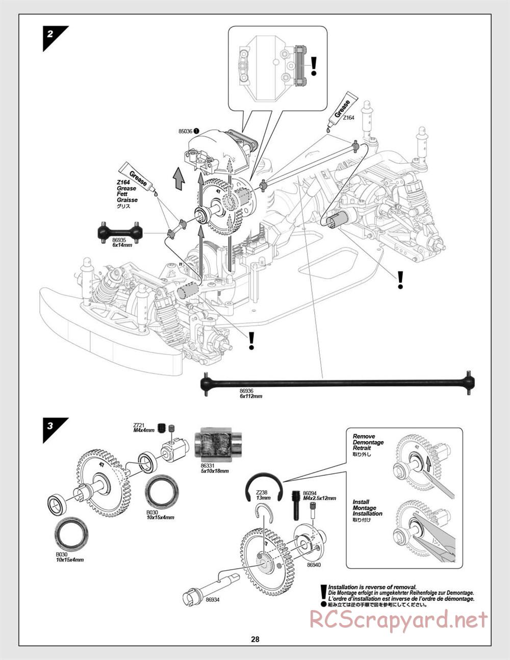 HPI - Nitro RS4 3 Drift - Manual - Page 28