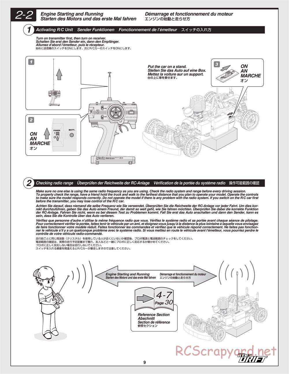HPI - Nitro RS4 3 Drift - Manual - Page 9