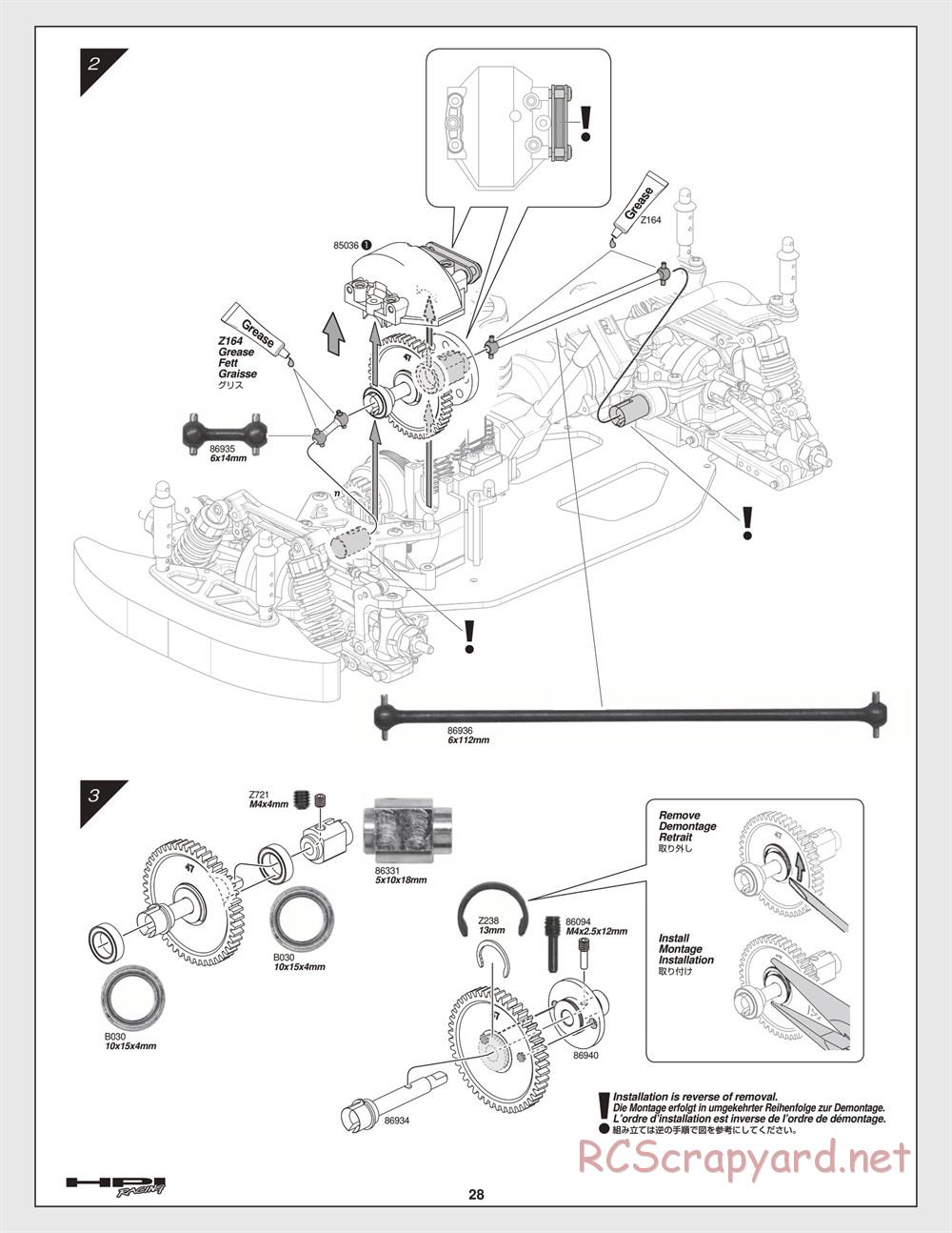 HPI - Nitro RS4 3 Drift - Manual - Page 28